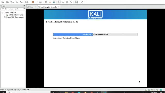 Kali Linux install in vmware workstation смотреть онлайн