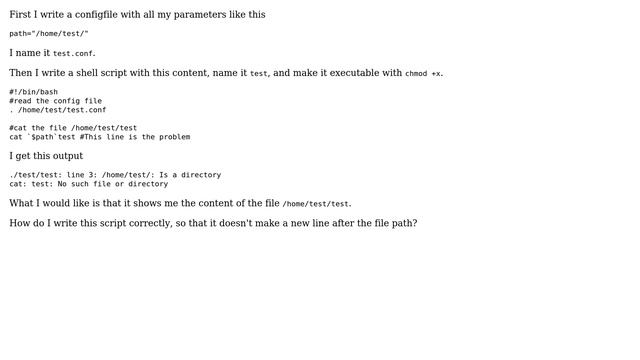 Unix & Linux: Bash: Merge foldername from variable with filename смотреть онлайн
