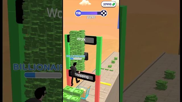 Money Run 3D - HOBO to BILLIONAIRE - #All Levels Gameplay Android and iOS смотреть онлайн