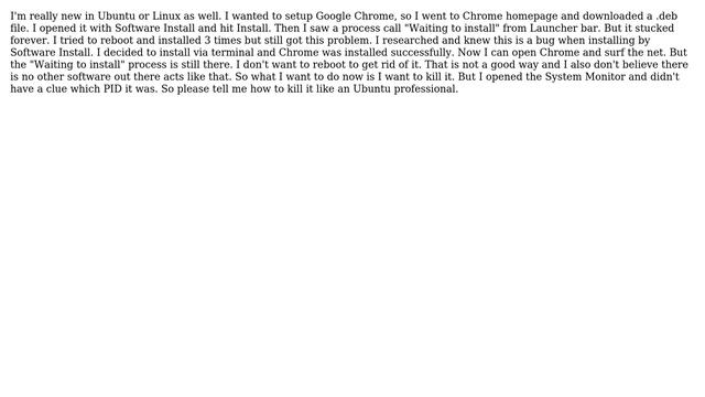 Ubuntu: How to kill "Waiting to install" process? смотреть онлайн