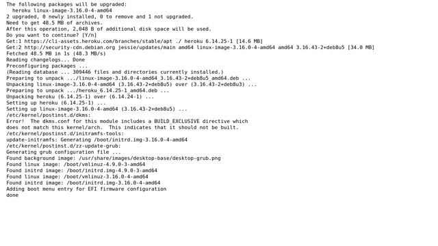 Unix & Linux: Will the 3.16.0-4-amd64 image break my system, due to BUILD_EXCLUSIVE failing? смотреть онлайн