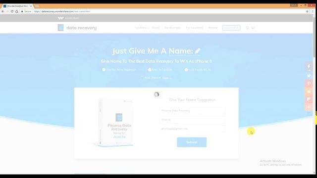 iPhone 8 Giveaway,Wondershare Data Recovery Software Naming Contest смотреть онлайн