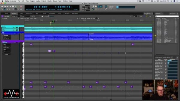 How to Edit Electronic Drums | Roland V-Drums | Superior Drummer 3 | MOTU Digital Performer