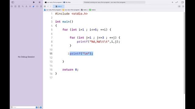 #4.11 | C Programming from Zero to Hero | Looping Statements | Nested Loops смотреть онлайн