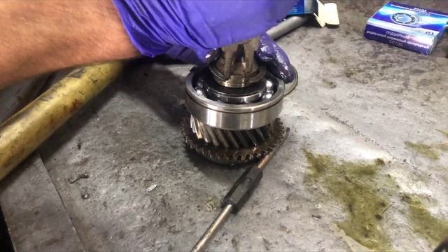 Устранение шума(замена подшипников) на МКПП Газель