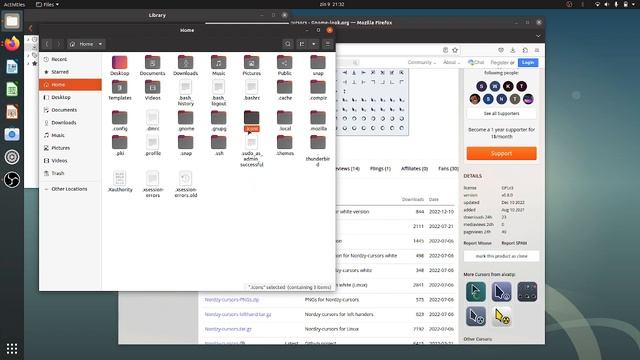changing my ubuntu 20.04 cursor смотреть онлайн
