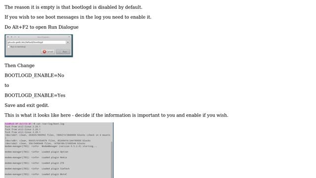 Ubuntu: Why does Ubuntu create the file /var/log/boot? смотреть онлайн