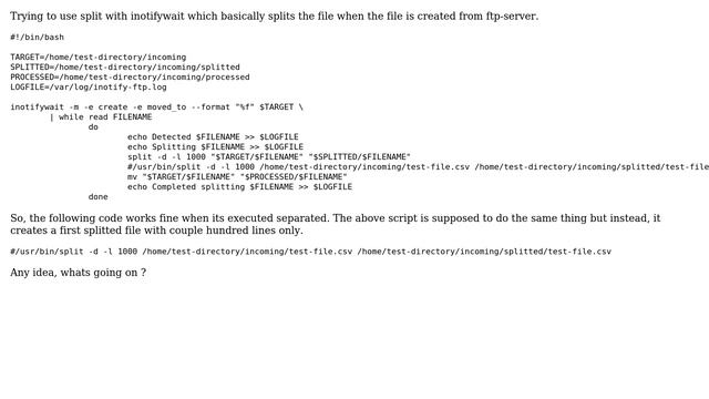 Unix & Linux: Split behaving weird in bash (2 Solutions!!) смотреть онлайн