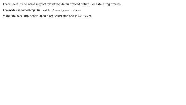 Is it possible to modify linux mount defaults option? (2 Solutions!!) смотреть онлайн