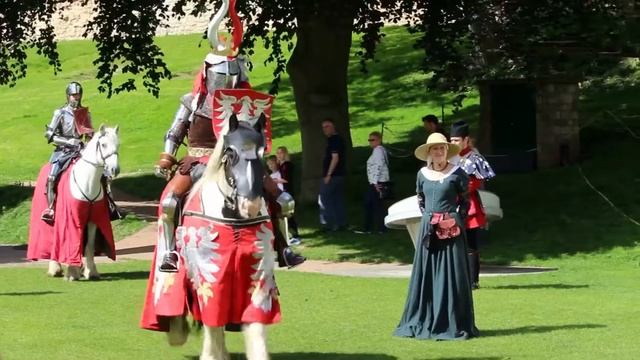 Lincoln Castle - Grand medieval joust - Knights jousting смотреть онлайн