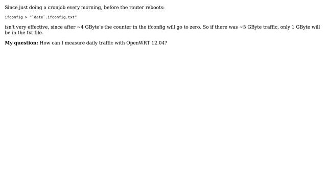 Unix & Linux: How to measure traffic on OpenWRT 12.04? смотреть онлайн