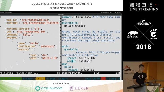 [COSCUP 2018] IB301 Day2 flatpak vs snap смотреть онлайн