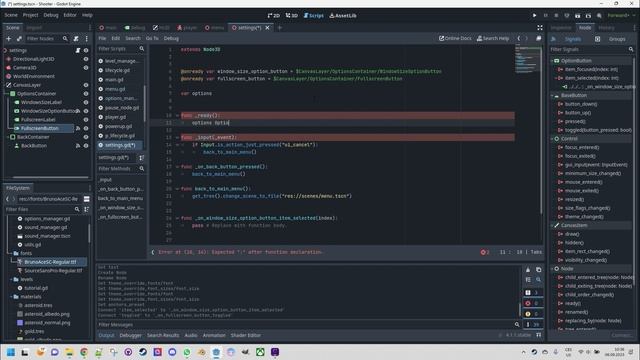 Space Shooter in Godot 4 - part 14 (settings) смотреть онлайн