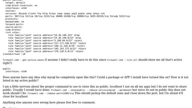 DevOps & SysAdmins: firewalld open port but not in public active zone? смотреть онлайн