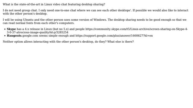 Ubuntu: Video chat app with desktop sharing смотреть онлайн