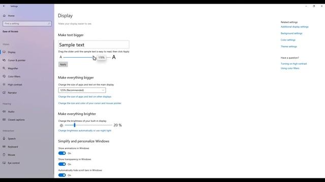 Increase and Decrease Font size in PC or Laptop | Change Font Size in windows смотреть онлайн