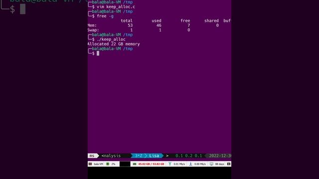 overcommit_memory | Linux memory management | malloc | Linux free memory | virtual memory | C prog смотреть онлайн