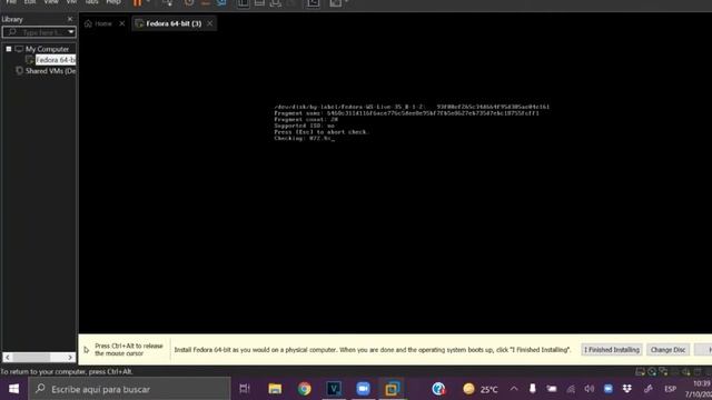 Instalación de máquina virtual Fedora VMWare смотреть онлайн