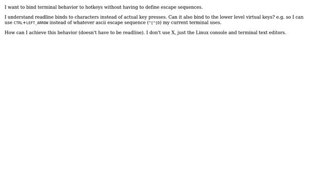 Unix & Linux: Line editing (readline?) with virtual keys смотреть онлайн