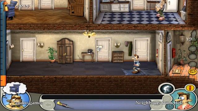 Neighbours From Hell: Season 1 (by THQ Nordic) - puzzle game for android and iOS - gameplay. смотреть онлайн