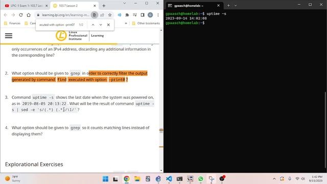 LPIC-1 Exam 1: 103.7 Lesson 2: Part 2 смотреть онлайн