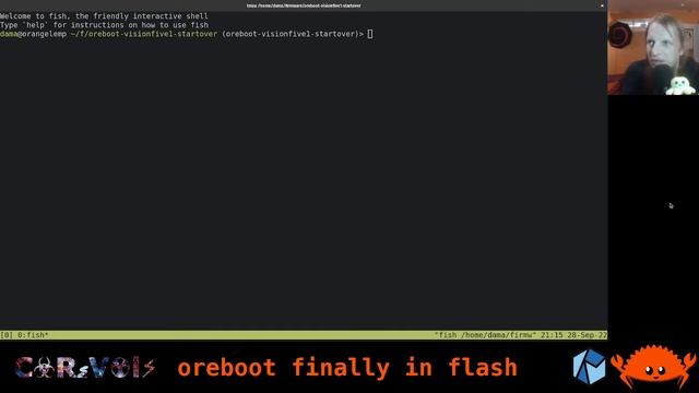 oreboot on VisionFive 1 014: oreboot finally from flash смотреть онлайн