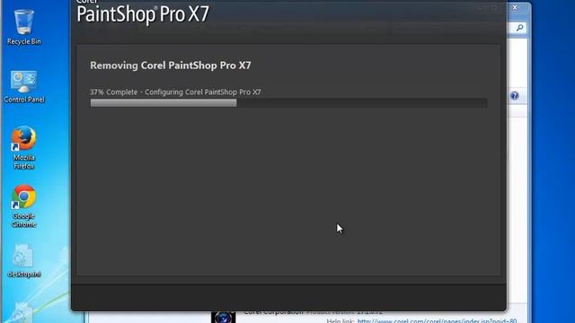 Uninstall Corel PaintShop Pro X7 смотреть онлайн