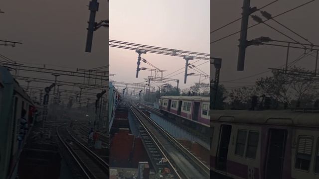 parrale race with tow local train #short#video#trending #indian #railway смотреть онлайн
