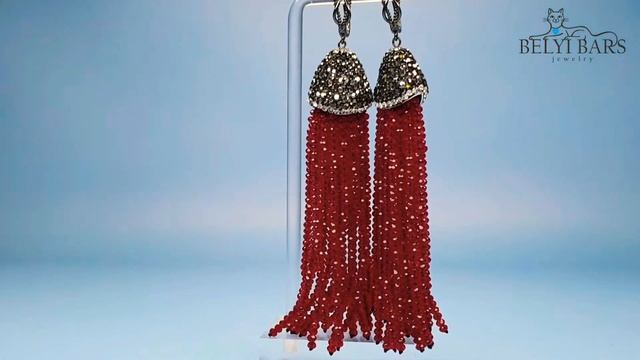 Серьги Кисти Lady in red смотреть онлайн