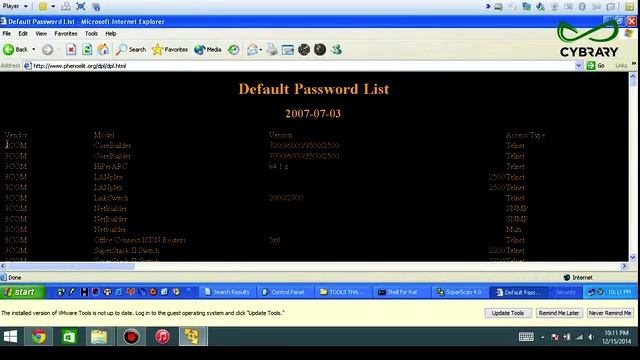 Penetration Testing Module 4 Part 3 Enumeration Default Password List Lab смотреть онлайн