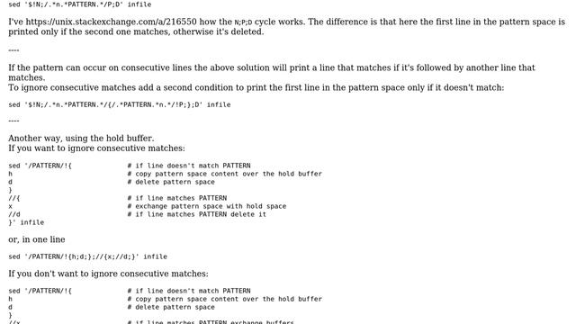 Unix & Linux: Find each line matching a pattern but print only the line above it (2 Solutions!!) смотреть онлайн