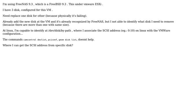 Unix & Linux: How identify disk scsi address on FreeBSD? (2 Solutions!!) смотреть онлайн