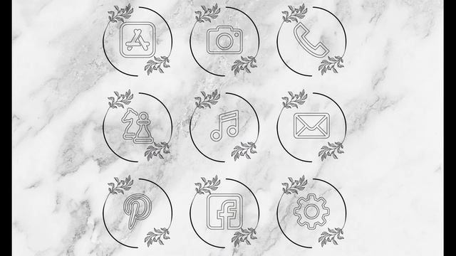 Grey marble ios 14 app icons video смотреть онлайн