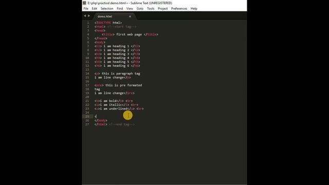 html tutorial for beginners with examples video смотреть онлайн