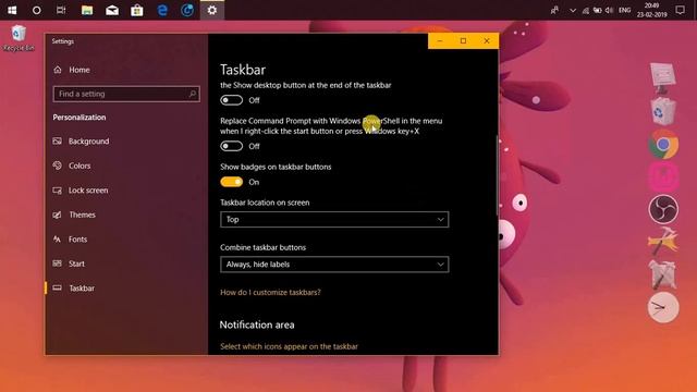 How to Move Taskbar Top/Bottom/Left/Right in Windows 10 смотреть онлайн