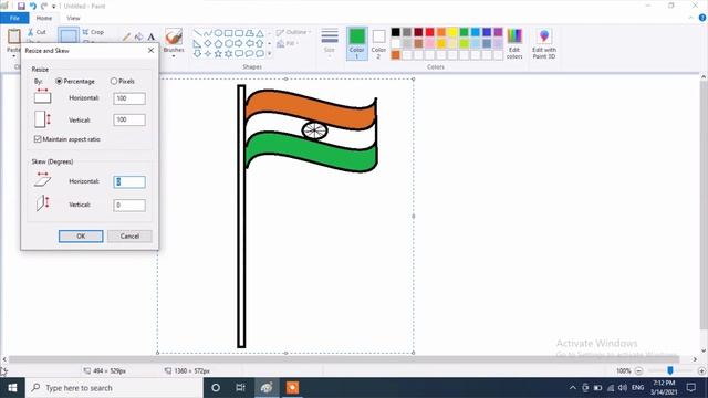 How to create flag in ms paint by abhijeet sir Jankalyan Educational Trust ( JET ) смотреть онлайн