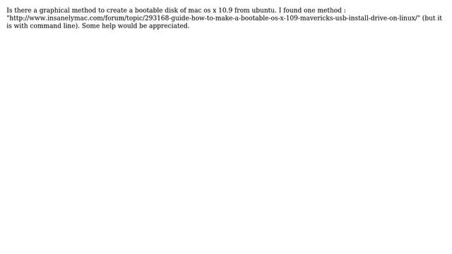 create bootable disk of os x mavericks with ubuntu смотреть онлайн