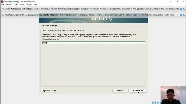 CARA INSTALASI DEBIAN DI VIRTUAL BOX смотреть онлайн