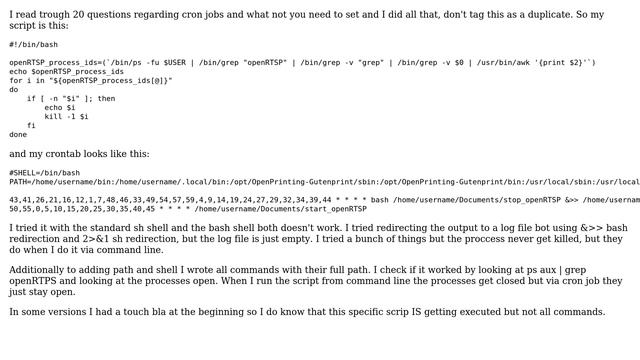Unix & Linux: Why does my cron job not work? смотреть онлайн