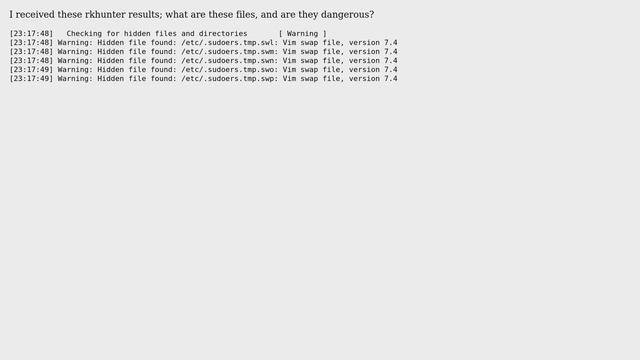 Unix & Linux: hidden files and directories warnings смотреть онлайн