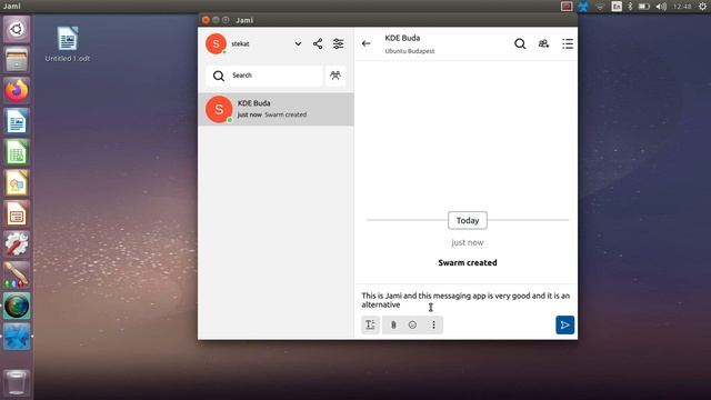 Using Jami in Ubuntu 22.04 смотреть онлайн