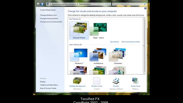 Windows 7 personalization смотреть онлайн