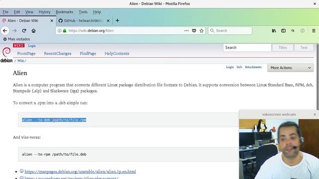 Ajuda Linux - Dia 810 - Convertendo pacotes no Linux смотреть онлайн