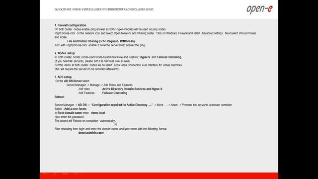 Active-Active HA Cluster Lösung für Hyper-V 2012 Cluster (ZSPOF Setup) German смотреть онлайн