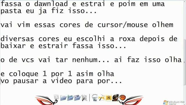 Tutorial De Como Colocar Cursor/Mouse Luminoso/Neon смотреть онлайн