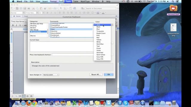 Mac: Microsoft Word Color Shortcut смотреть онлайн