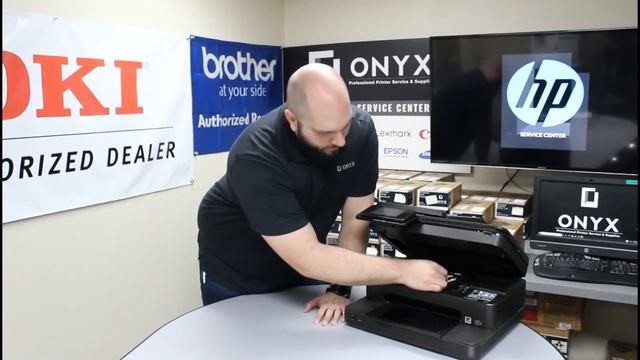 HP Photosmart 7520 | Onyx Imaging | Tulsa Printer Repair | Replace Ink Cartridge смотреть онлайн