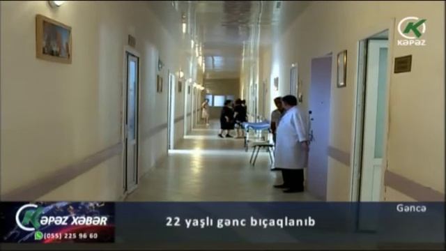 22 Yaşlı Gənc Bıçaqlanıb - Kəpəz TV