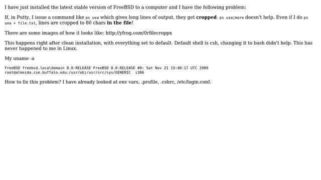 DevOps & SysAdmins: Freebsd doesn't show command output correctly in Putty (2 Solutions!!) смотреть онлайн