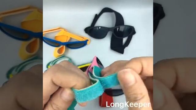 LongKeeper New Polarized Kids Sunglasses With Headband Boys Girls Sport Glasses Children Fashion смотреть онлайн